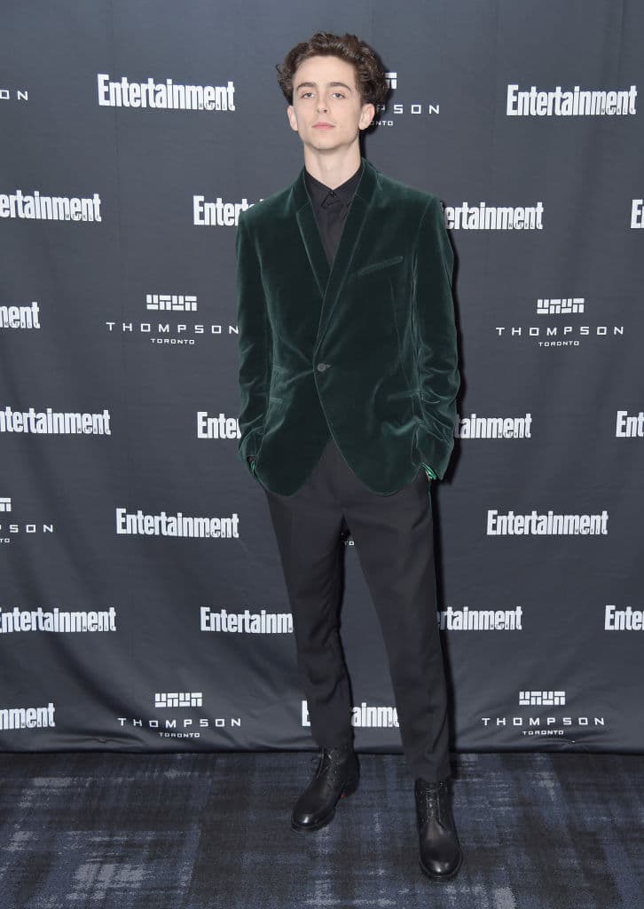 Timothée Chalamet stijl rode loper