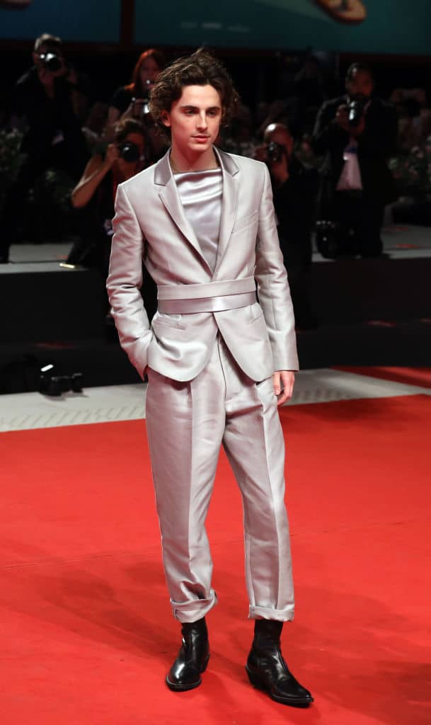 Timothée Chalamet stijl rode loper