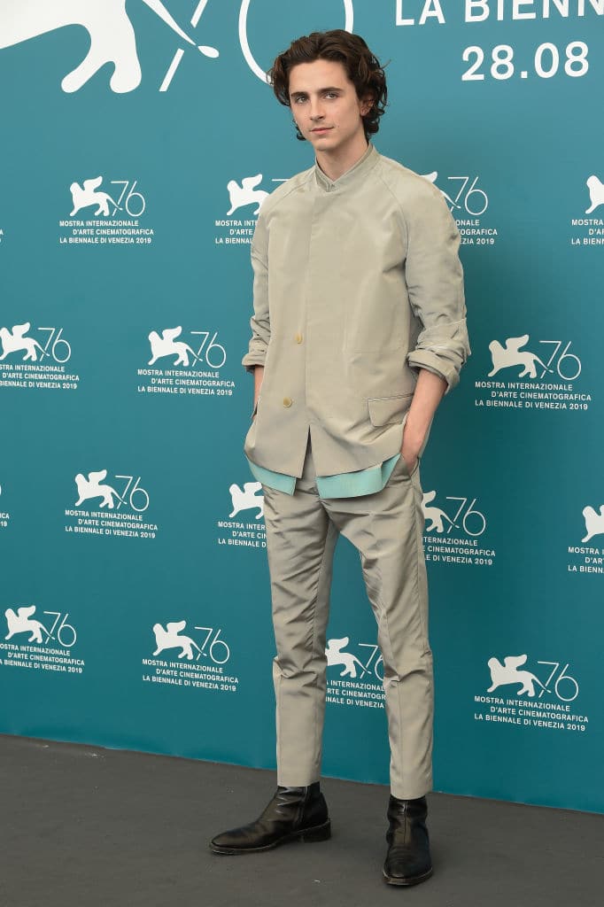 Timothée Chalamet stijl rode loper