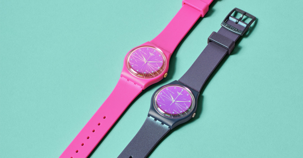 Couple goals: matching horloges van Swatch