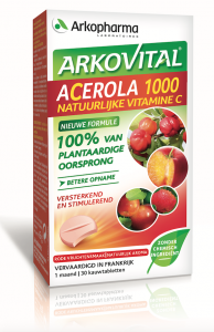 Acerola 1000 Natuurlijke Vitamine C, 30 kauwtabletten