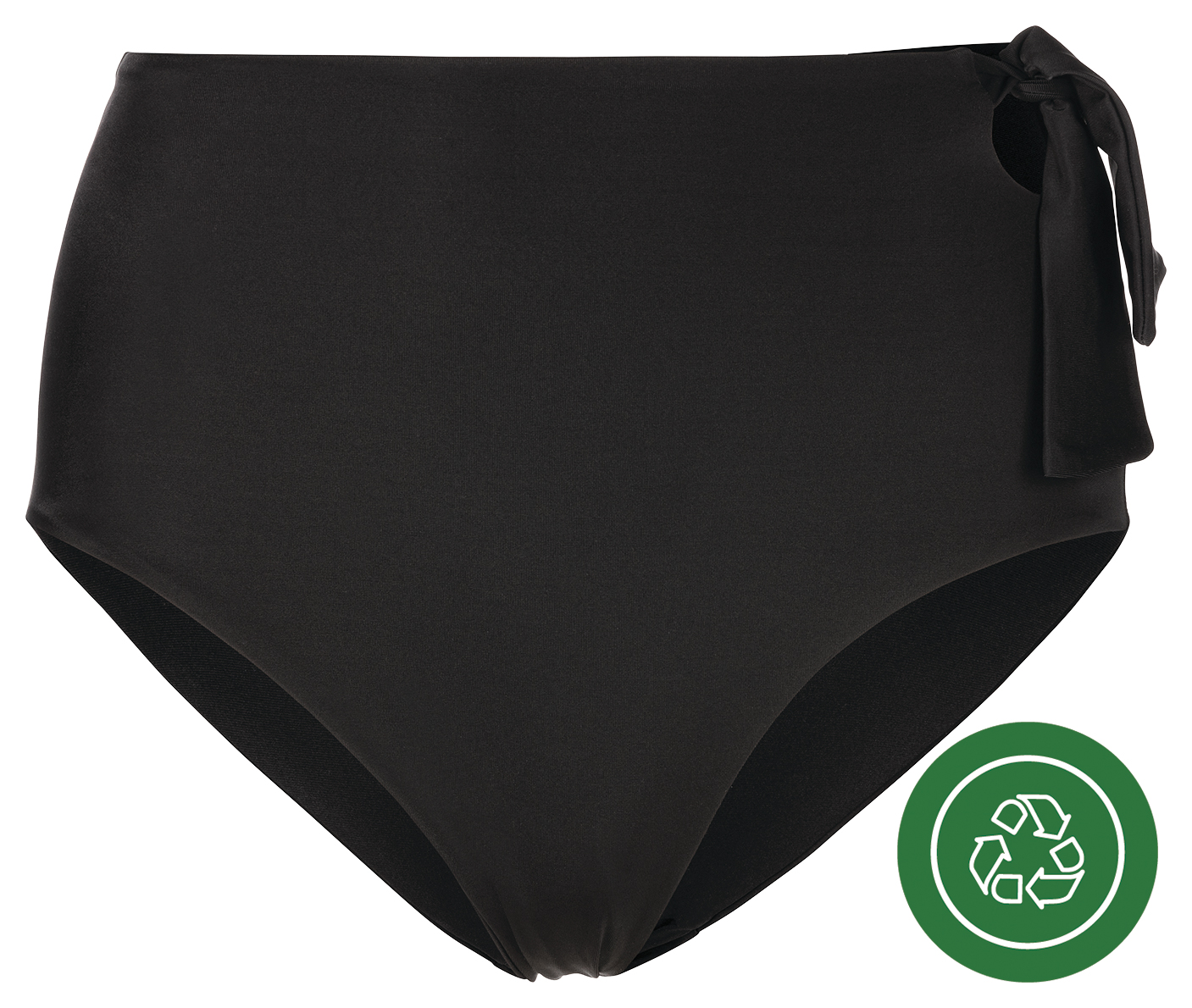 Zwart high-waist bikinibroekje €9,99