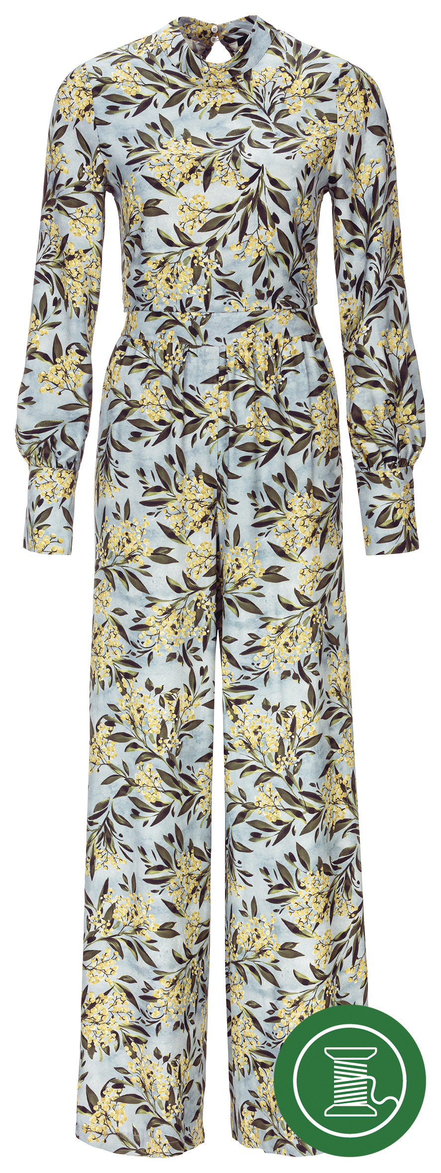 Jumpsuit met botanische print €49,99 c&a