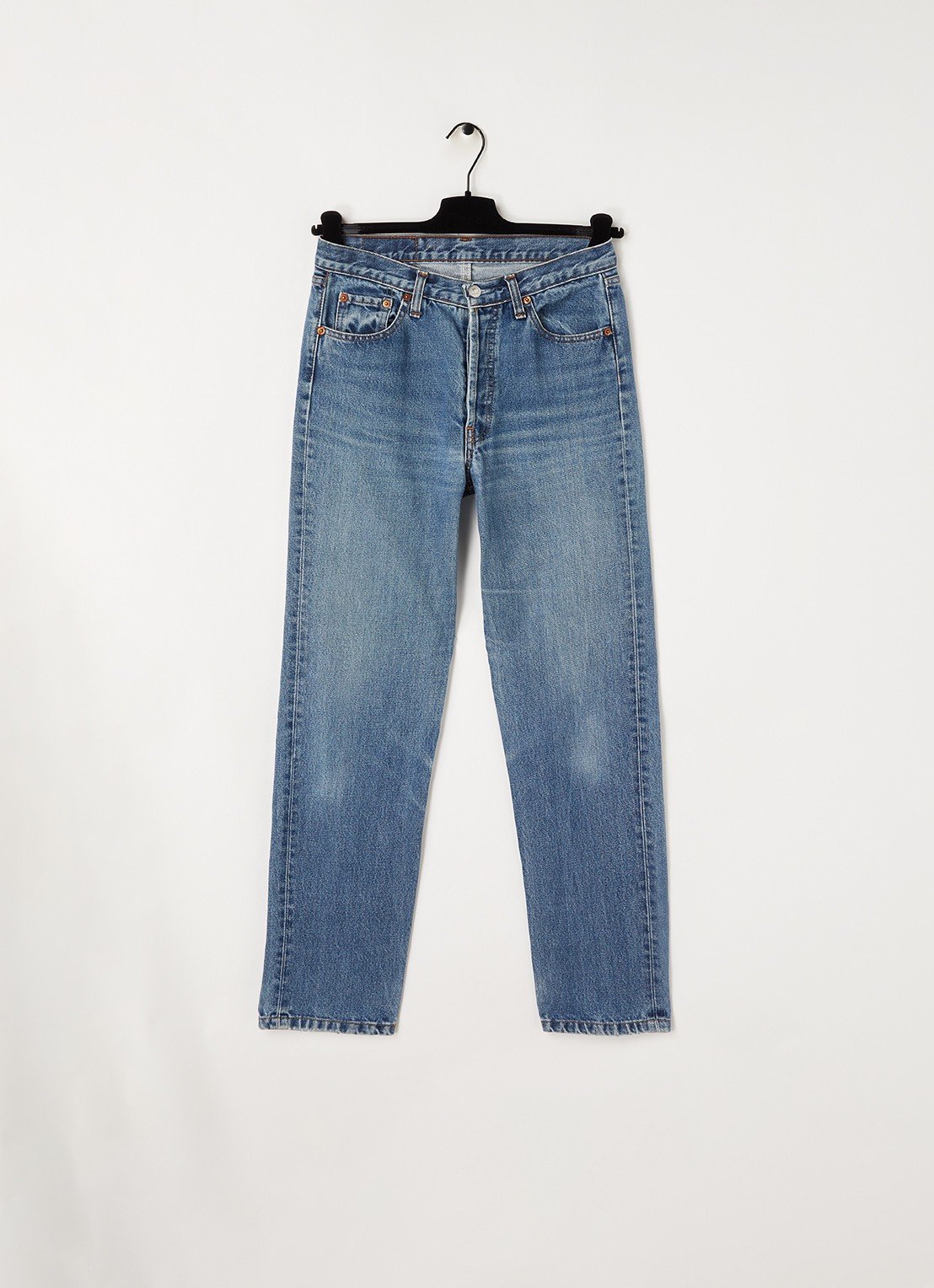 Vintage high waist tapered fit cropped jeans Jutka & Riska €79,95