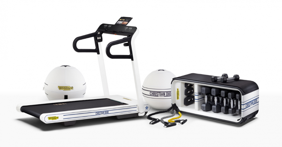 Hebben: fitnessmateriaal van Technogym x Dior