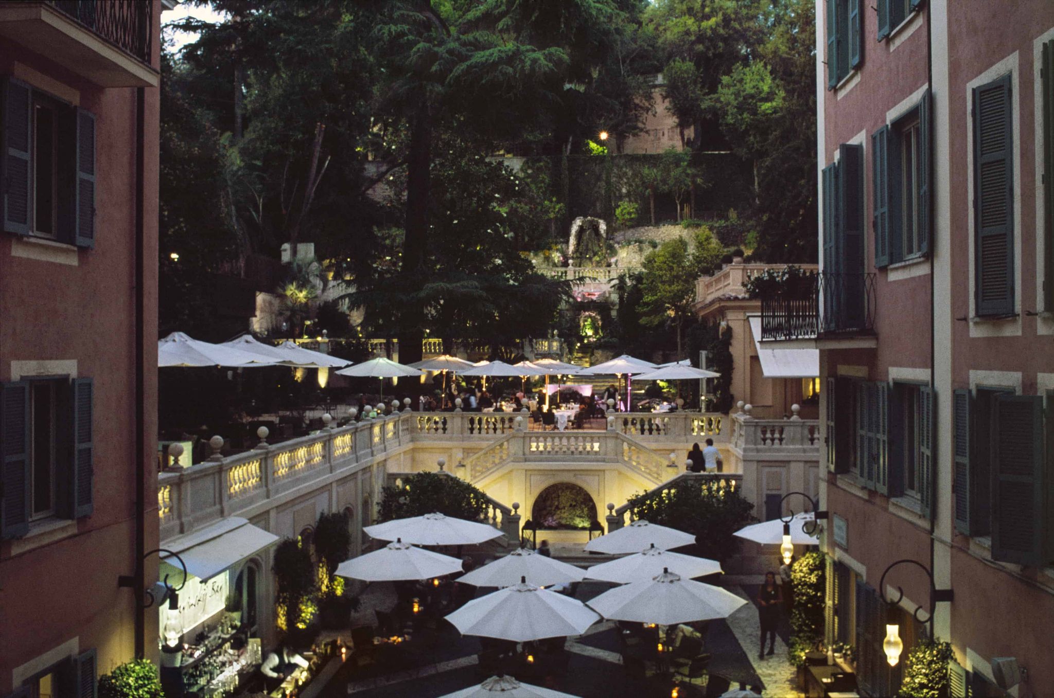 Hotel de Russie, secret Valadier Garden, Rome