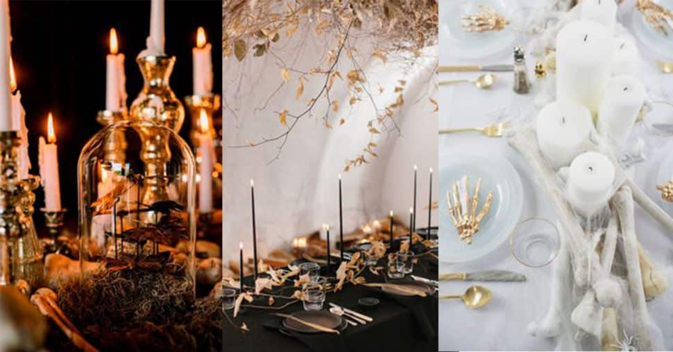 Deco: 20 chique, minimalistische en glamoureuze Halloweentafels