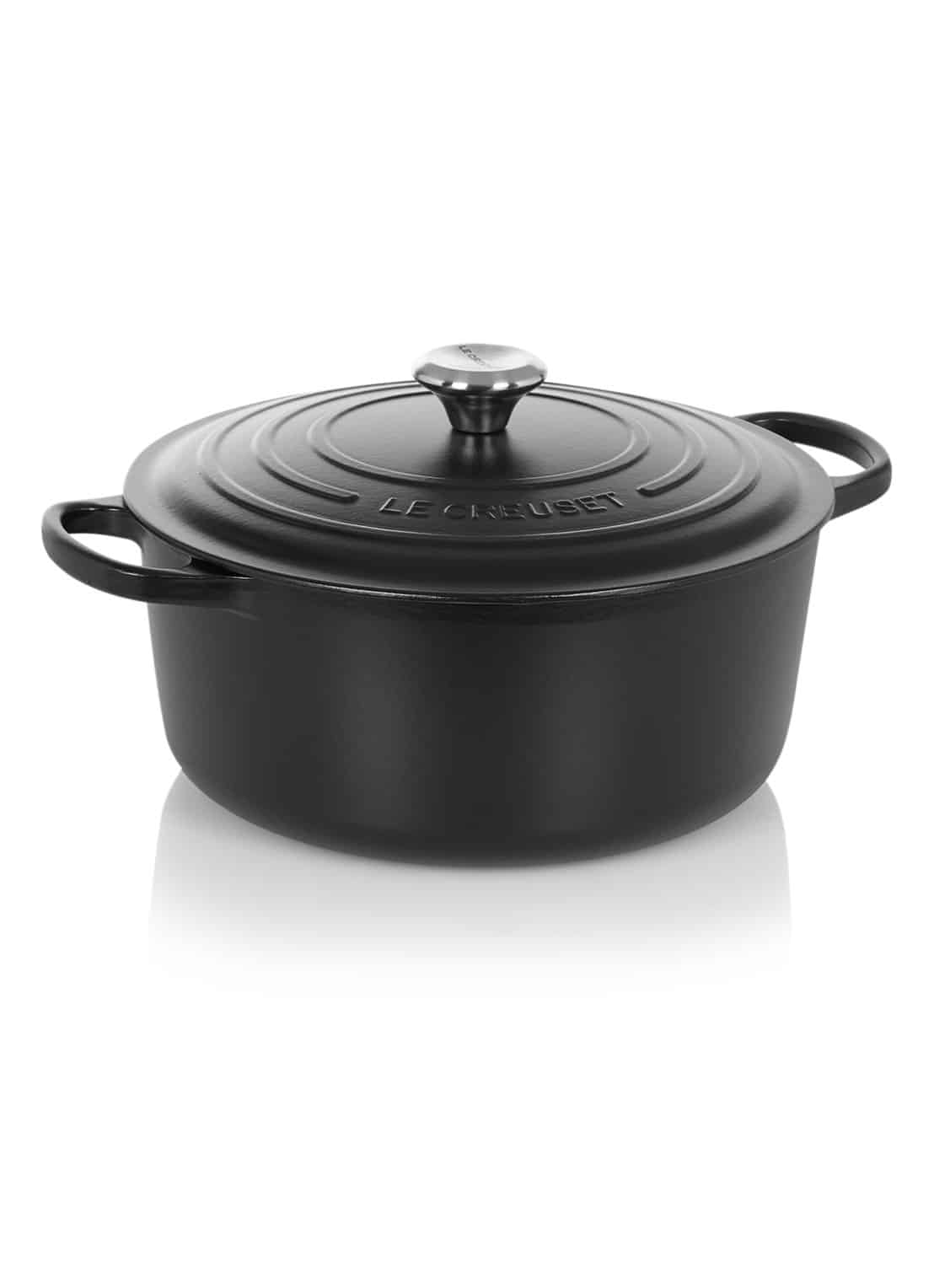 Zwarte braadpan van Le Creuset