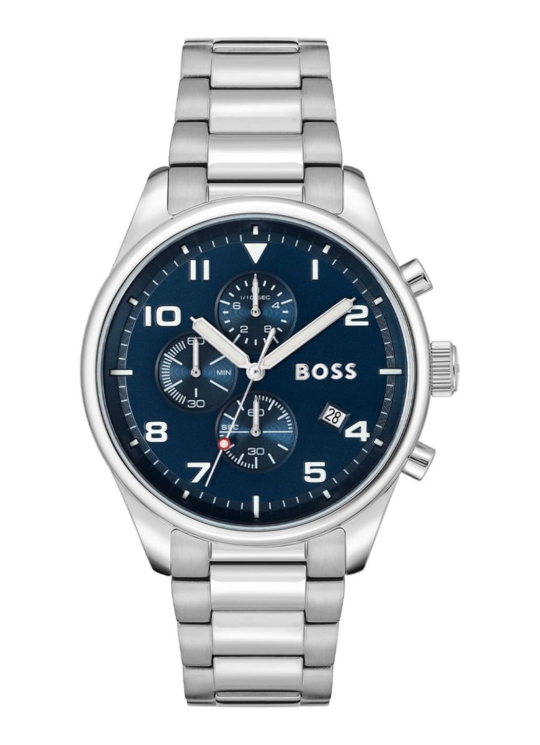 HUGO BOSS View horloge HB1513989 zilver