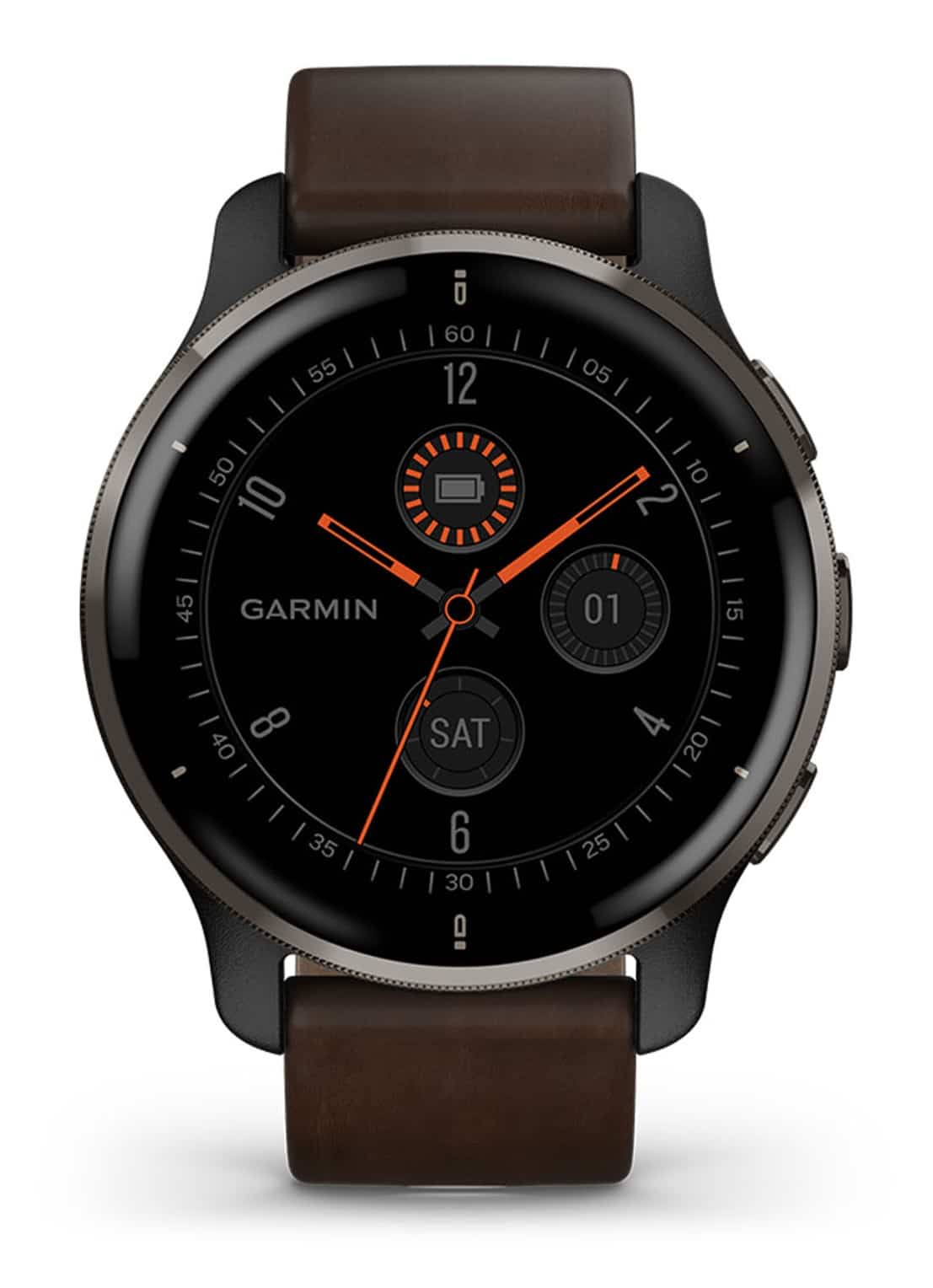 Garmin smartwatch venu 2 plus in zwart