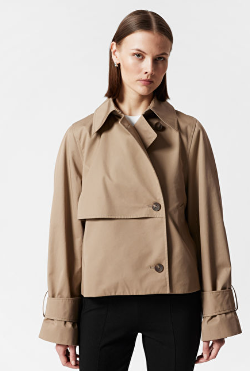 Short trench coat jacket €149