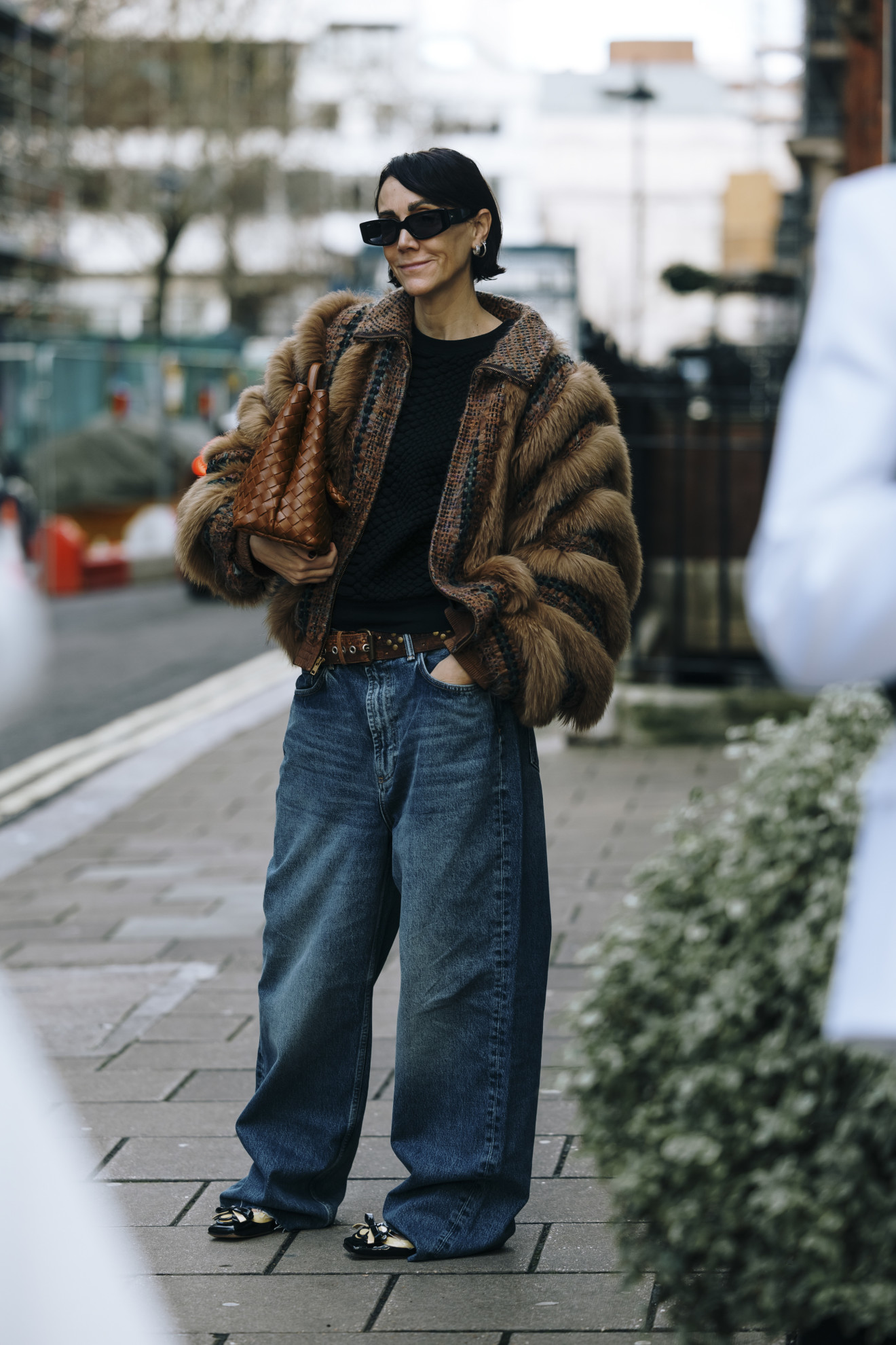 bontjassen faux fur jassen trend London Fashion Week