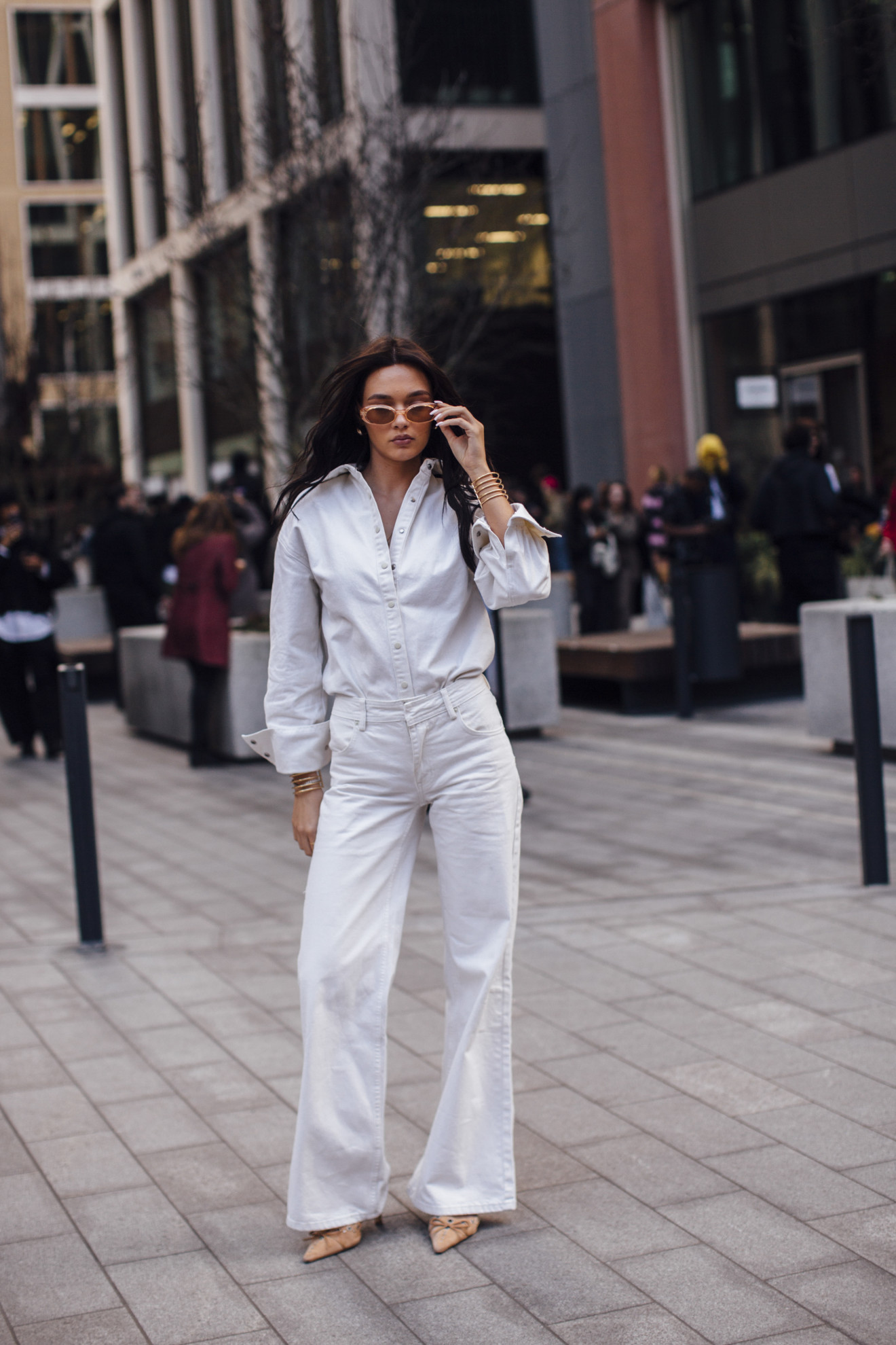 London fashion week streetstyle trends zonnebrillen