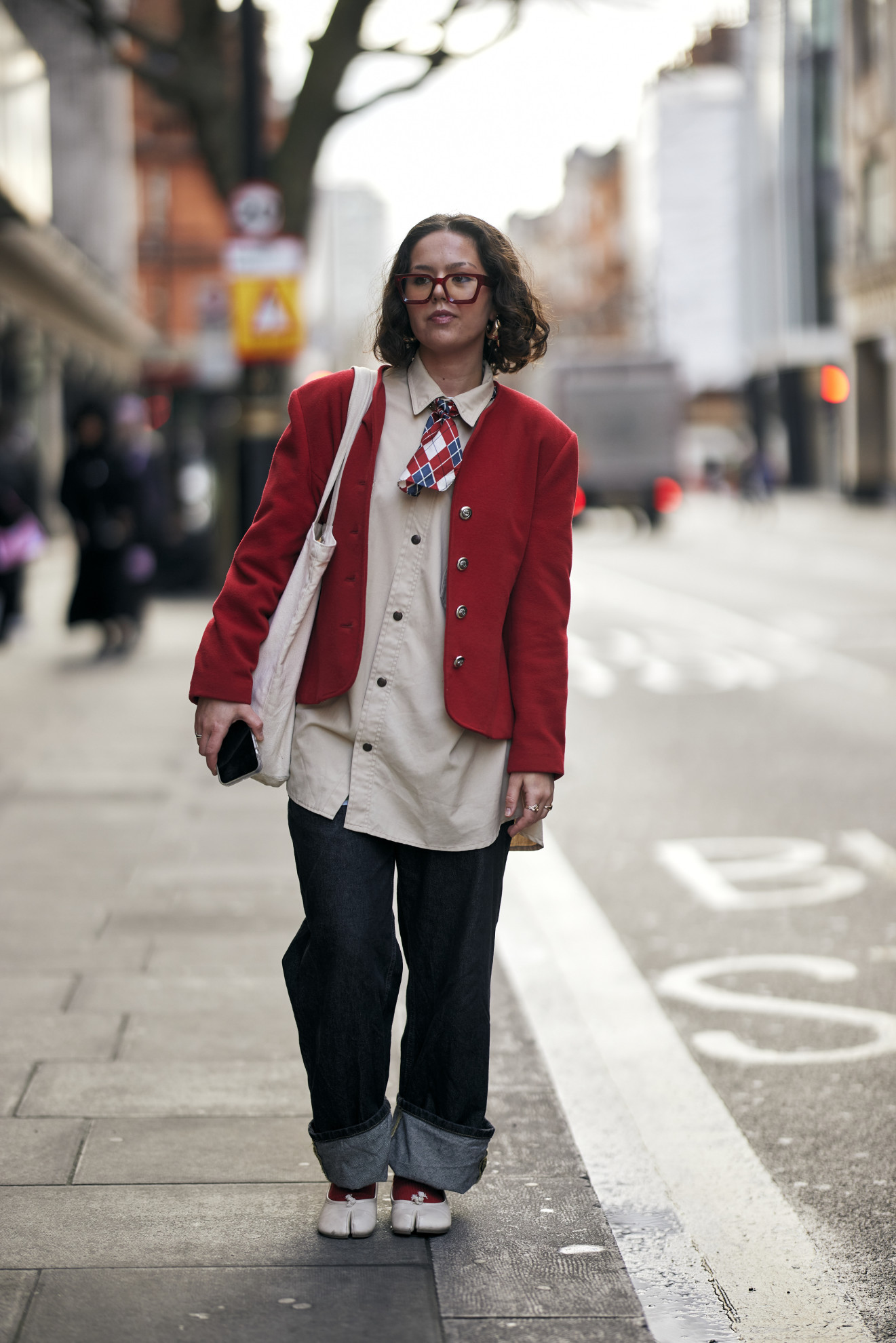 Londen fashion week Streetstyle fw24