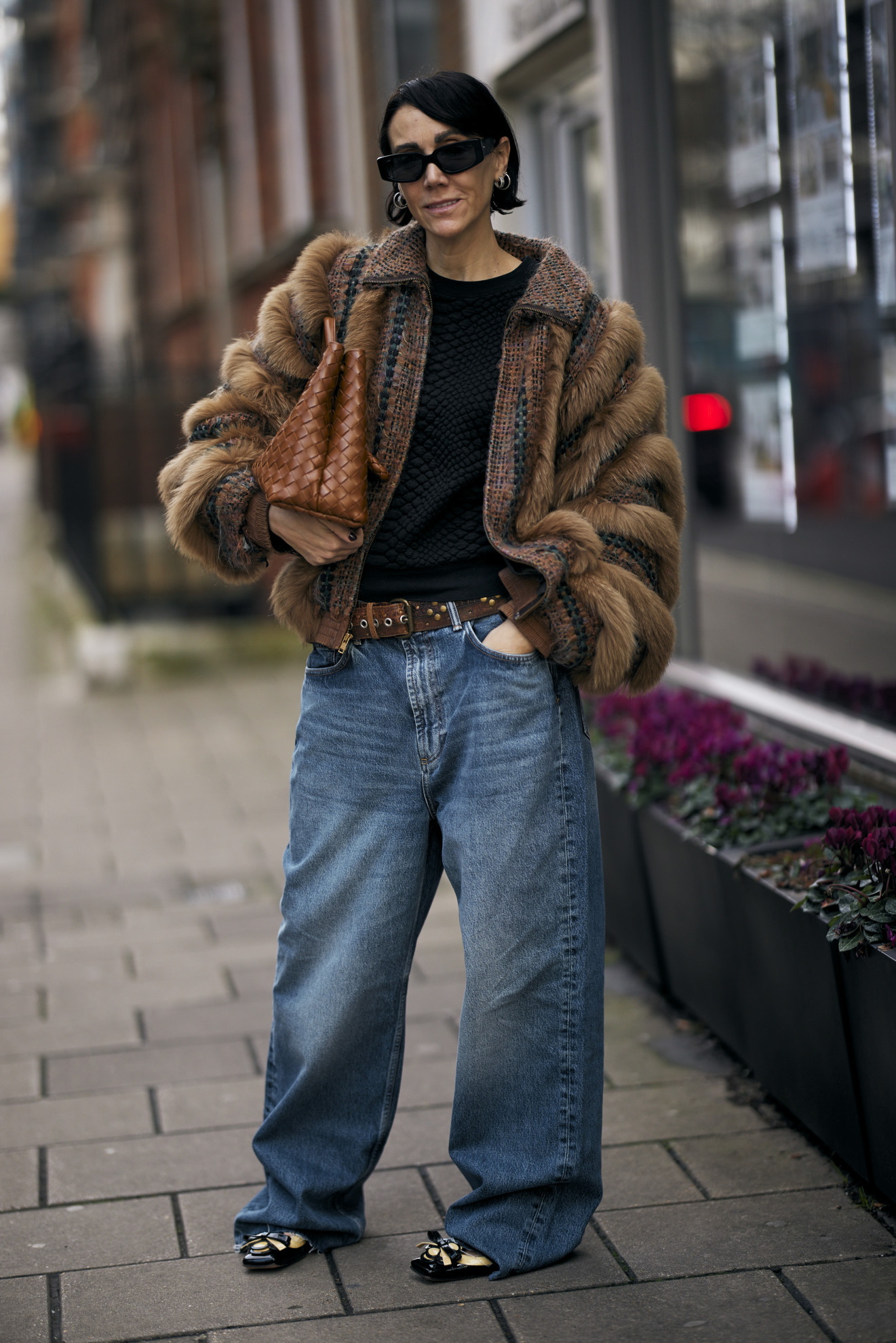 bontjassen faux fur jassen trend London Fashion Week