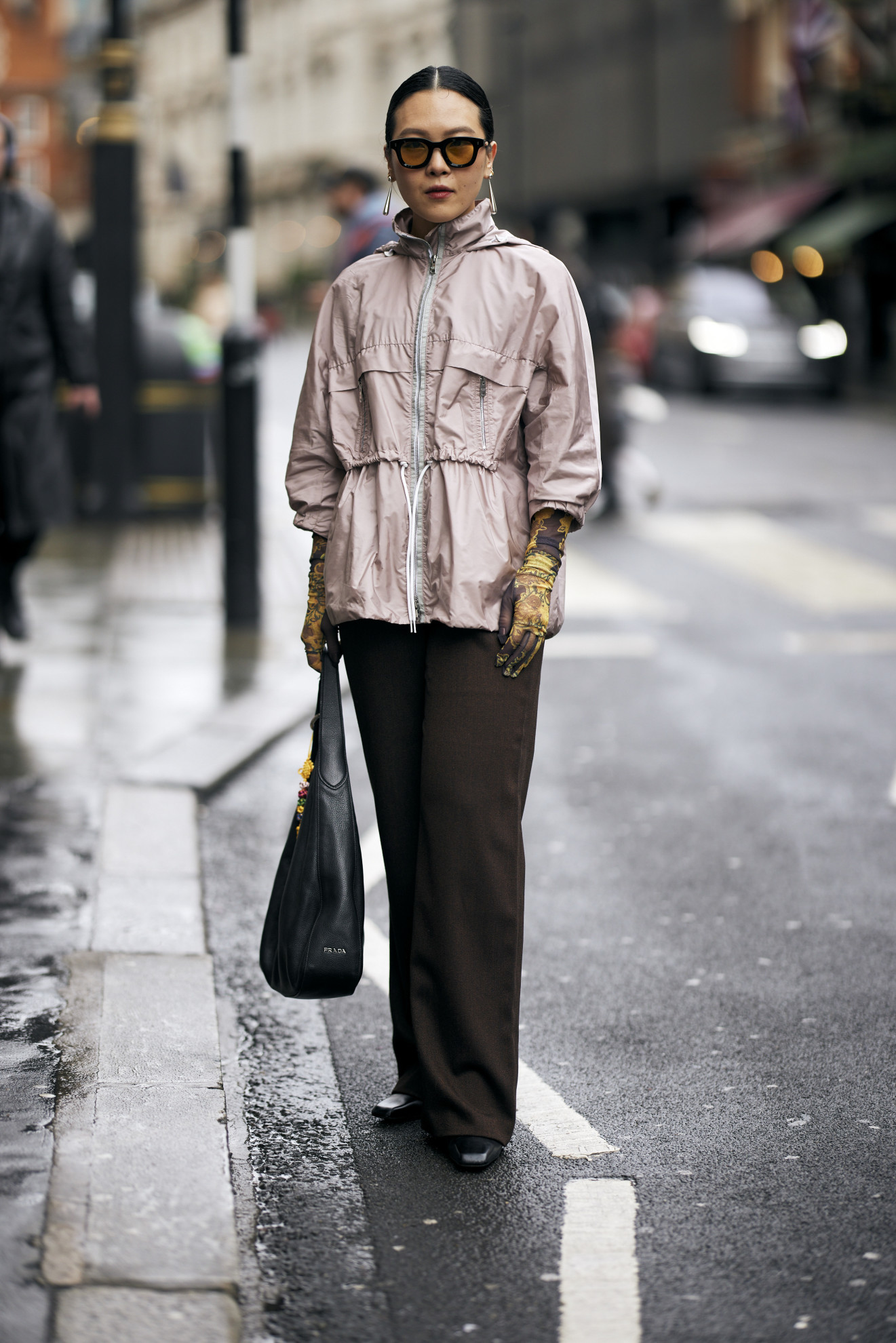 London fashion week streetstyle trends zonnebrillen