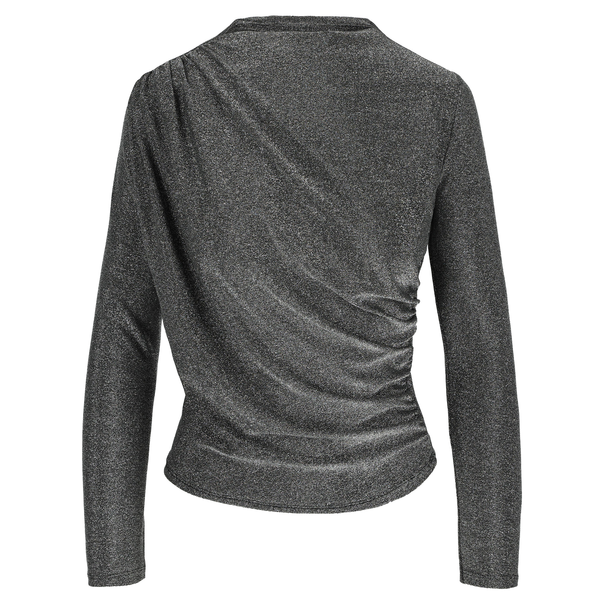 Lurex T-shirt met lange mouwen - € 29,99