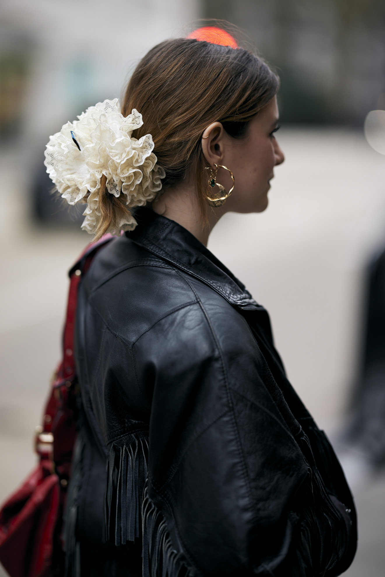 bloemen scrunchie