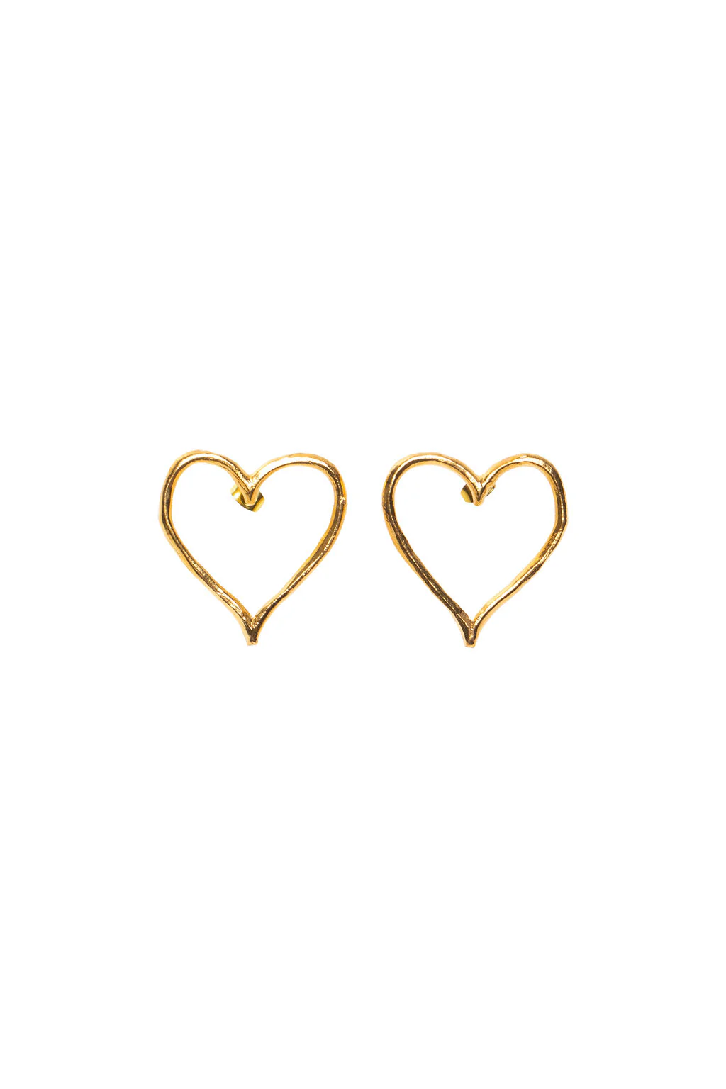 Cuore Earrings Gold