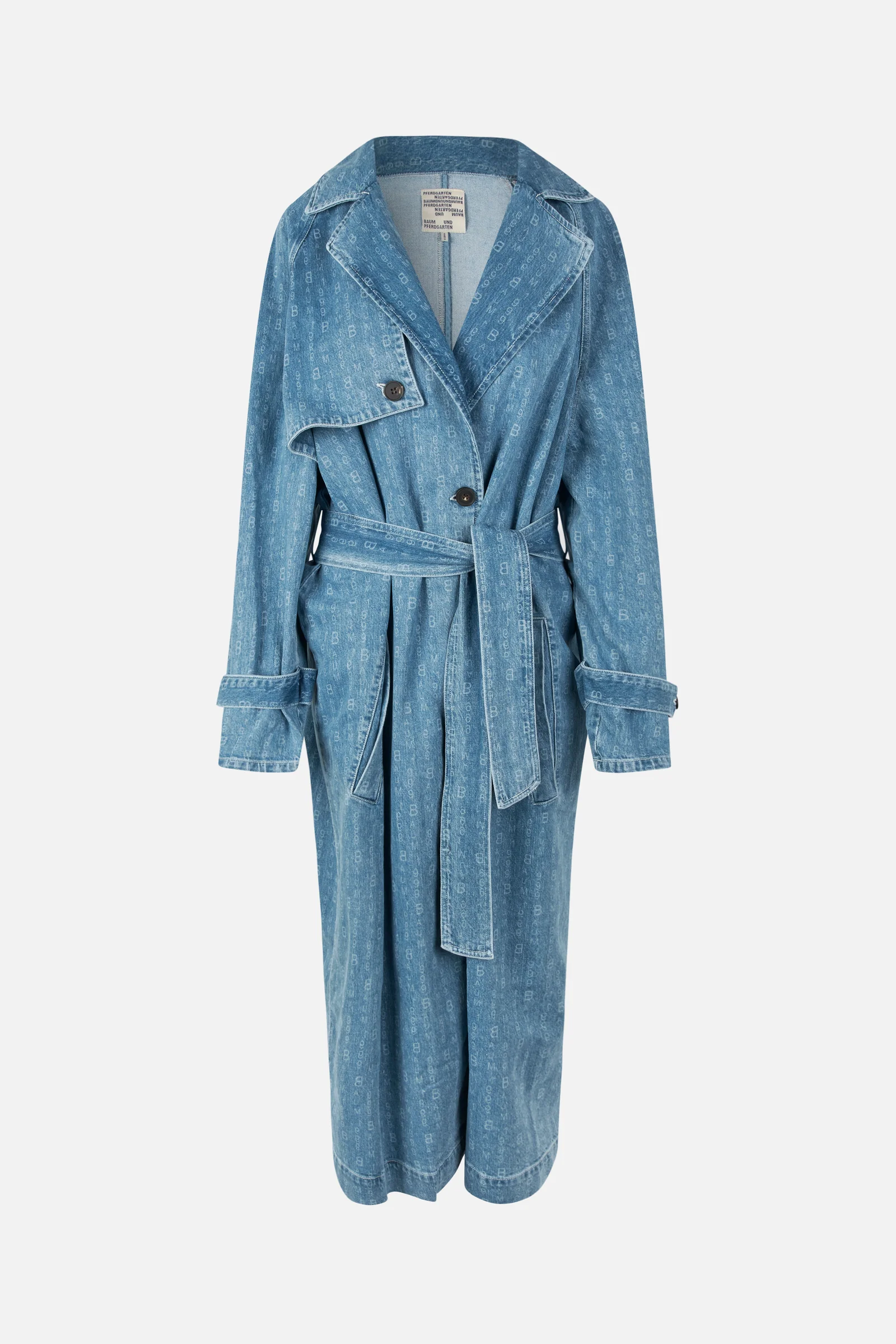 Denim trenchcoat