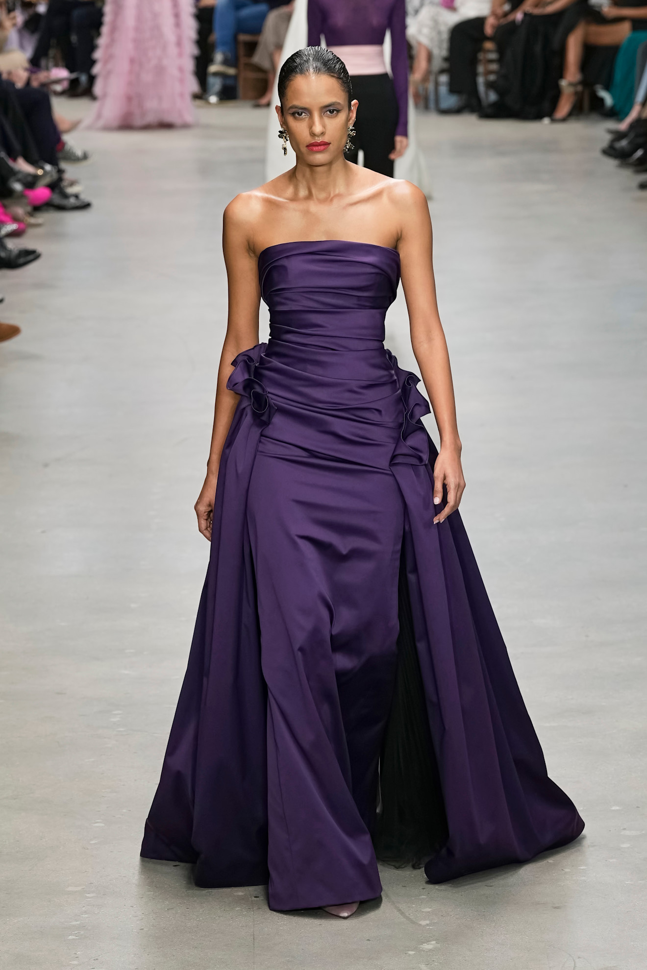 plum paars aubergine kleur winter catwalks