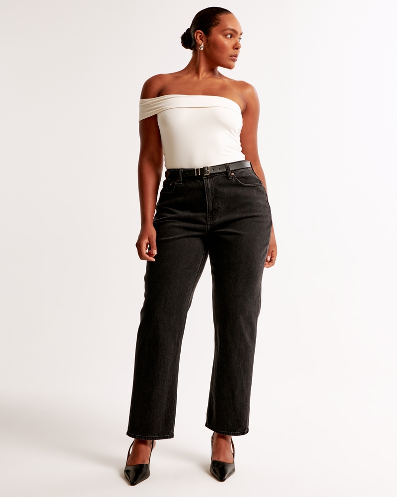 Curve Love vintage straight-fit jeans