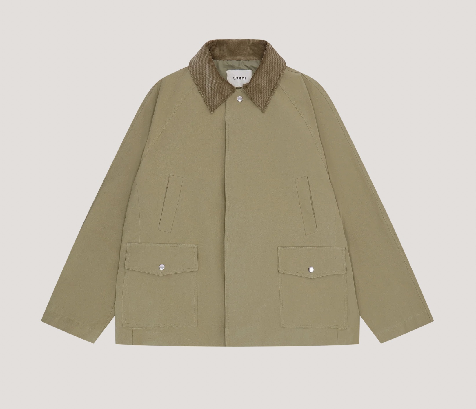 Corduroy collar jacket