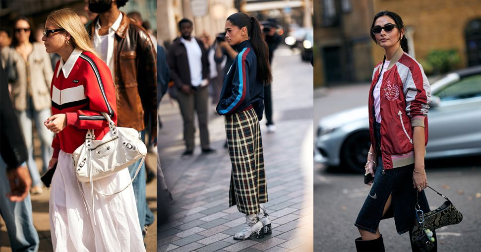 De grootste streetstyle trend gespot op London Fashion Week? Sportieve vestjes!