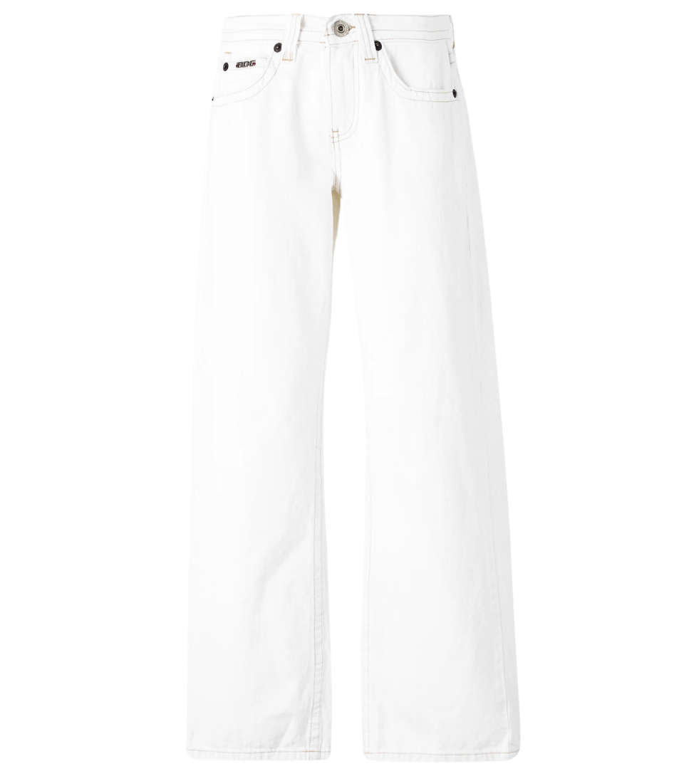 Witte baggy jeans