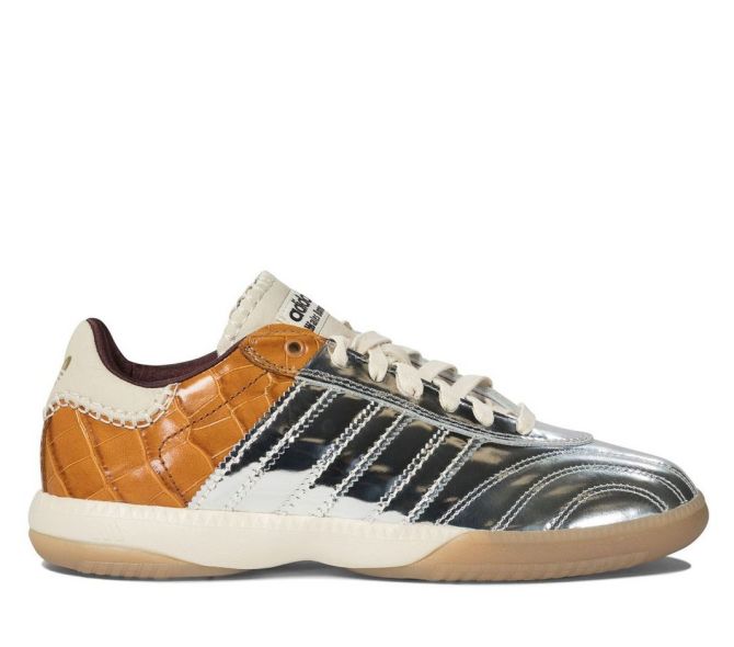 adidas x Wales Bonner Samba Embossed Metallic Sneakers