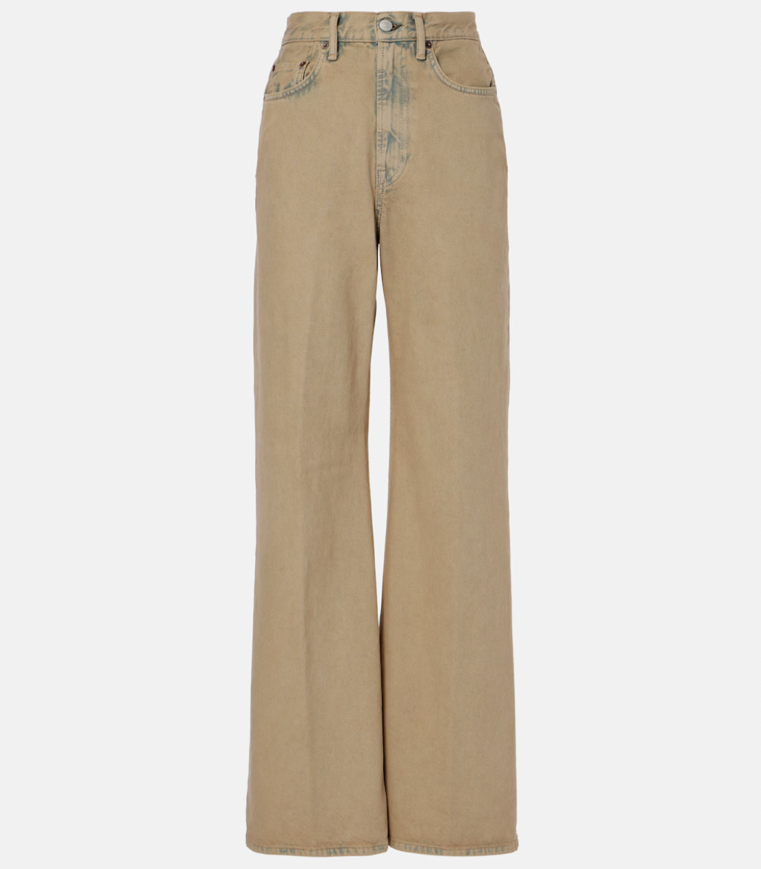 High-rise wide-leg jeans