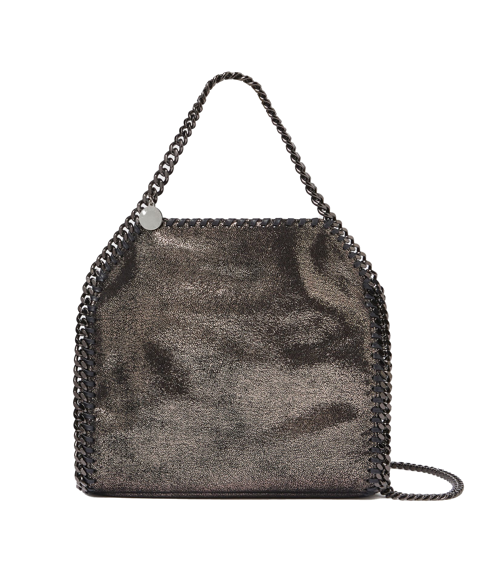 Mini Metallic Falabella tote bag